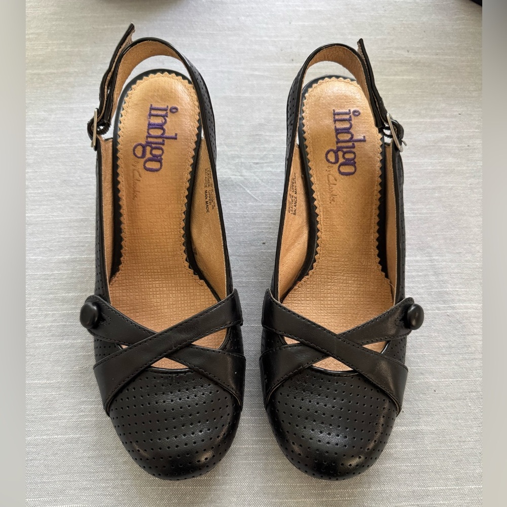 Indigo by Clark’s Black Heels